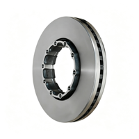 Disque de frein de remorque 04079001001, 375,8 mm de diamètre extérieur, 57,4 mm de hauteur, 10 trous, PCD 190 mm, alésage central 164 mm