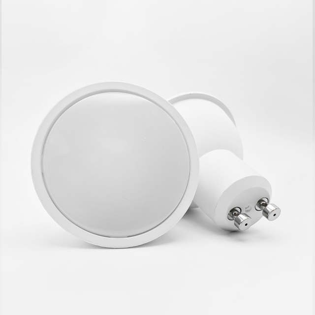 Professional 7W Gu10 LED Spotlight Bulbs High Quality for Warehouse Embedded Plastic Body High CRI 80 2-Year Warranty
