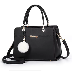Wholesale Ladies High Quality Hot Selling Trendy Latest Designer Bags Ladies Crossbody Women's Handbags With Hair <b>Ball</b> - Product Image 2