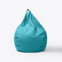 Pour LUCKYSAC XXL Pouf Grand Coloré 600D PVC Étanche Pouf Canapé Confortable Design Moderne Extérieur Poufs