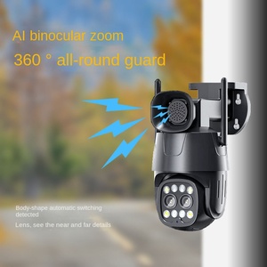 Caméra de <span class=keywords><strong>surveillance</strong></span> WIFI sans fil transfrontalière, machine à boules HD extérieure, <span class=keywords><strong>haut</strong></span>-<span class=keywords><strong>parleur</strong></span>, moniteur à lentille binoculaire à distance - Product Image 3