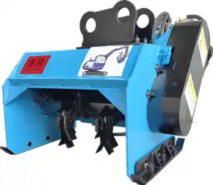 Máy xúc flail mulcher Skid chỉ đạo tập tin đính kèm phía trước gắn bùng nổ máy cắt