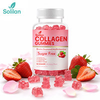 Gummies de Collagène Solilan à la Fraise et à la Biotine en Promotion pour Renforcer l'Immunité – Complément de Collagène pour Adultes