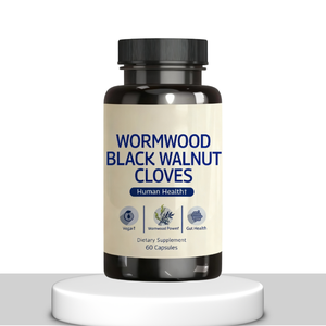 OEM Dịch vụ nhãn hiệu riêng ngải cứu, quả óc chó đen & Đinh Hương viên nang | 120 viên nang | phức hợp thảo dược | không biến đổi gen, không chứa gluten - Product Image 1