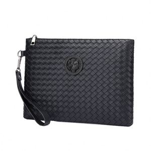 Porte-documents de luxe portable pour hommes d'affaires, en PU antivol de haute qualité avec fermeture éclair, logo personnalisé, doublure en polyester - Product Image 4
