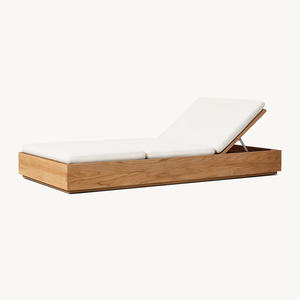 أثاث سرير نهاري خارجي عالي الجودة كرسي خشب الساج - Product Image 2