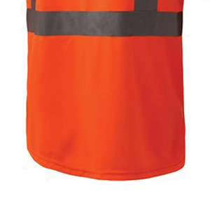 Camiseta de Seguridad Reflectante de Alta Visibilidad, Manga Corta, Ropa de Trabajo para Hombre, 100% Poliéster, ANSI/ISEA 107 Clase 2/3 - Product Image 6