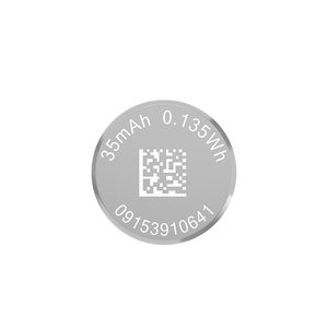 Pour EVE ICB1040 F6 3.85v 38mah 3.85v pile bouton remplacement <span class=keywords><strong>batterie</strong></span> Lithium Ion pour <span class=keywords><strong>Airpods</strong></span> <span class=keywords><strong>Pro</strong></span> écouteur casque TWs - Product Image 2