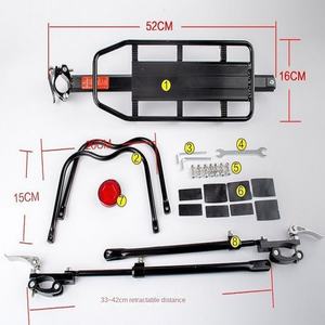 Portaequipajes Trasero <span class=keywords><strong>para</strong></span> Bicicleta <span class=keywords><strong>de</strong></span> Montaña, <span class=keywords><strong>de</strong></span> Liberación Rápida, <span class=keywords><strong>de</strong></span> Aleación <span class=keywords><strong>de</strong></span> Aluminio - Product Image 2