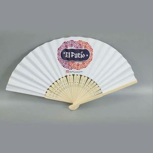 พัดไม้ไผ่ทำมือพร้อมโลโก้ตามสั่ง - Product Image 3