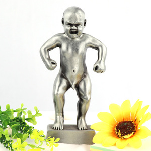 Recuerdos personalizados artesanías de <span class=keywords><strong>Metal</strong></span> regalo decoración del hogar estatua de aleación de Zinc estatuilla de <span class=keywords><strong>Metal</strong></span> 3D - Product Image 4