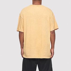 Camisetas de Hombre Sólidas al por Mayor, Corte Holgado, Logotipo Personalizado, Impresión, Transpirables, 100% Algodón, Camisetas Casuales - Product Image 4