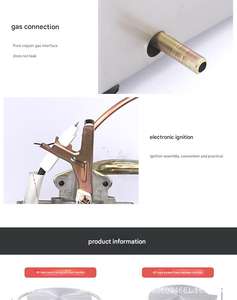 Machine à crêpes et à tortillas <span class=keywords><strong>rotative</strong></span> antiadhésive commerciale en acier inoxydable Machine à crêpes et à pizzas à gaz avec moteur pour la production de collations - Product Image 4