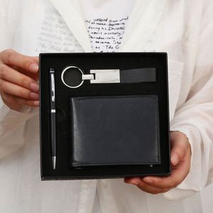 Set de Regalo Ejecutivo de Bolígrafo y Cartera - Regalos Corporativos Personalizados para Empleados y Clientes - Product Image 4