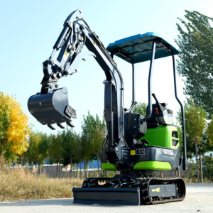 Mini-excavatrice hydraulique sur chenilles China Shanding SD12D, nouvelle, bleue, petite, 1 tonne, prix de vente - Product Image 1