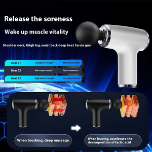 2026 Deep Tissue Fascia Gun OEM Portable Handheld <b>Vibration</b> Massage Gun Professional Electric Body Massager for Fitness Recovery - Product Image 6