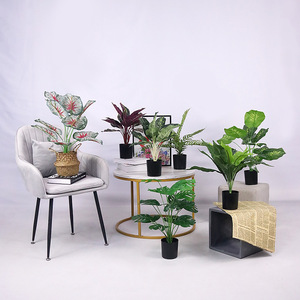Plante artificielle en pot Dream Castle, verdure décorative d'intérieur, petit arbre en plastique pour la décoration du salon ou du bureau - Product Image 2