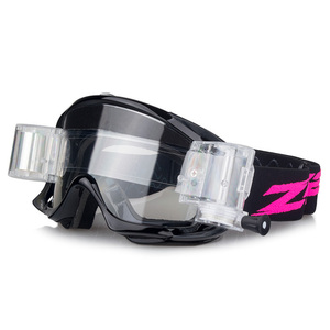 Occhiali da bici da cross di alta qualità con lente da Roll-off ottica Anti-riflettente per moto sport occhiali antipolvere - Product Image 1
