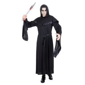 ชุดคลุมแม่มดดำสำหรับผู้ใหญ่ พร้อมดาบ  ได้รับการรับรองมาตรฐาน CE จำหน่ายจำนวนมากสำหรับงานปาร์ตี้สยองขวัญในสหภาพยุโรป - Product Image 3