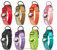 Collier de position pour chien AirTag Pet Tracking GPS Collar Anti Lost Dog Reflective Airtag Dog Collar