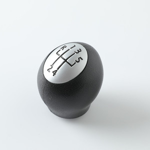 Pommeau de levier de vitesse 5 vitesses en plastique mat électroplaqué ergonomique compatible Renault - Product Image 1