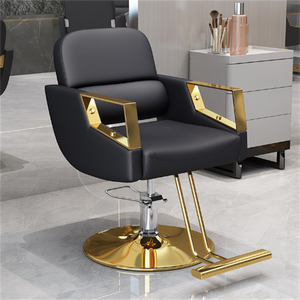 Silla de Peluquería Metálica de Alta Calidad para Barbería y Salón de Belleza con Estilo Simple - Product Image 2