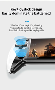 JJ X9 <strong>Mini</strong> 3.5in IPS Screen Retro Video Game Console 8G Card with 9 Emulators Wi-Fi Communication for Kids Adults <strong>Play</strong> PSP Games - Product Image 2