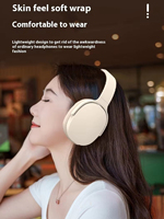 Auriculares Inalámbricos Plegables AliSelect P2961 con Bluetooth, Auriculares Estéreo Inalámbricos para Música, Auriculares Deportivos HiFi para TV y Juegos