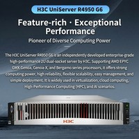 Serveur en rack 2U R4950 G6 avec AMD EPYC DDR5 PCIe 5.0 pour l'entraînement IA et le cloud d'entreprise