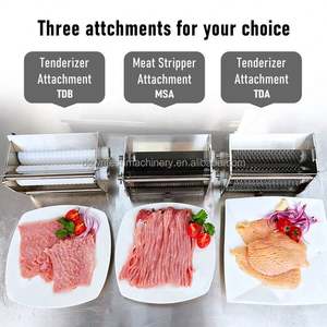 Outil de tendre la viande 48 en acier inoxydable, déchiqueteur de viande, machine à découper la viande, hachoir à viande électrique robuste et puissant - Product Image 4