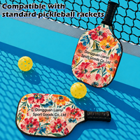 Housse de raquette de pickleball personnalisée en néoprène à impression intégrale pour cadeaux promotionnels d'équipes de club avec support d'échantillons
