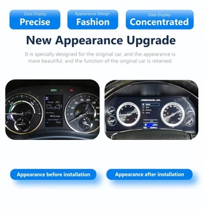 แผงหน้าปัดดิจิตอล LCD ขนาด12.3นิ้วสำหรับ Toyota Alphard Vellfire 30ซีรีส์2015-2018สเตอริโอเครื่องเล่นแดชบอร์ดลินุกซ์ - Product Image 4