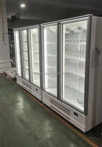 Refrigerador Comercial Vertical con Puerta <span class=keywords><strong>de</strong></span> <span class=keywords><strong>Vidrio</strong></span>, Exhibidor Vertical, Enfriador <span class=keywords><strong>de</strong></span> Bebidas, Vitrina <span class=keywords><strong>para</strong></span> Tienda - Product Image 2