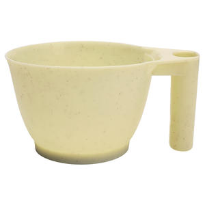 Bol à teinture pour cheveux en paille de blé écologique en gros, base en caoutchouc antidérapante, 320 ml, grand gobelet de mélange, logo personnalisé - Product Image 4