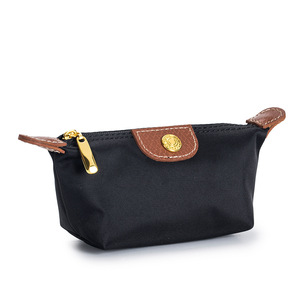 High Quality Waterproof <strong>Nylon</strong> &amp; <strong>Genuine</strong> Leather Characters Pattern Zipper Closure Fashion Cosmetic Bag and Case - Product Image 5