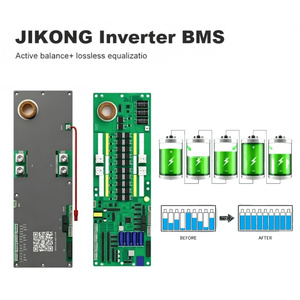 PB2A16S30P JIKONG Onduleur de stockage d'énergie BMS 300A pour batterie LiFePO4 BMS 16S 48V BMS intelligent pour pack de batteries lithium-ion - Product Image 5