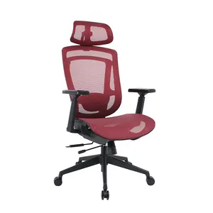 Customizable adjustable mesh 3D headrest executive full mesh computer high back ergonomic office chair