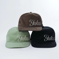 Vente en gros de casquette de baseball à profil bas avec logo brodé personnalisé et couleurs personnalisées chapeau de papa personnalisé à 5 panneaux chapeau non structuré