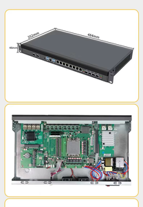1U 6 Sfp+ <strong>System</strong> Price X86 Home Security Gateway Hardware-Firewall-Price E5-2650V4 2695V4 32Gb C612 Hardware De Firewall Router - Product Image 5