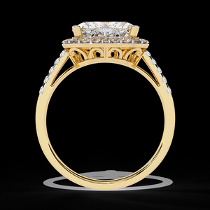 2.00 Carat IGI Certified Heart Cut Lab Grown Diamond Eco Friendly 18K Gold Customizable Engagement <b>Ring</b> From India - Product Image 6