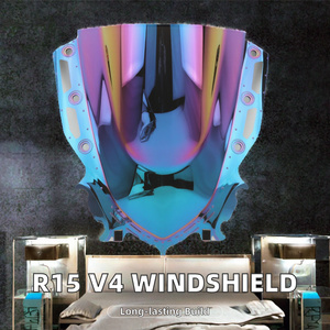 New Glass Front Windshield Deflector for Yamaha <strong>YZF</strong> R15 V4/R15 M Modified with 2-Year Warranty - Product Image 3