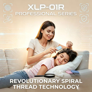 Set di 3 pettini per pidocchi in acciaio inossidabile con punta micro-Scanalata, kit professionale per la cura dei <span class=keywords><strong>capelli</strong></span> per bambini e uso domestico, all'ingrosso - Product Image 2