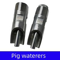 Nipple Minum Babi Stainless Steel Otomatis untuk Sistem Penyiraman Peternakan Babi