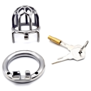 FRRK Dispositif <span class=keywords><strong>de</strong></span> <span class=keywords><strong>chasteté</strong></span> masculine <span class=keywords><strong>Cage</strong></span> à coq en métal Serrure Creuse en forme <span class=keywords><strong>de</strong></span> fleur <span class=keywords><strong>de</strong></span> prunier <span class=keywords><strong>Cage</strong></span> <span class=keywords><strong>de</strong></span> <span class=keywords><strong>chasteté</strong></span> en acier inoxydable <span class=keywords><strong>pour</strong></span> <span class=keywords><strong>garçon</strong></span> sissy petite <span class=keywords><strong>cage</strong></span> - Product Image 4