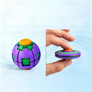 Pelota Antiestrés de Plástico 3D Press & Spin, Juguete de Descompresión Fidget Spinner para Unisex de 5 a 13 Años - Product Image 5