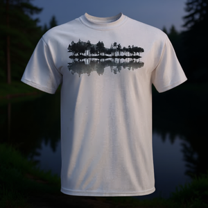 Camiseta Guitar Lake Shadow Love Musician Rock On Trees - Product Image 3