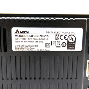 หน้าจอสัมผัสอุตสาหกรรม HMI รุ่นดั้งเดิม DOP-B07S515 ซีรีส์ DOP ขนาด 7 นิ้ว - Product Image 2
