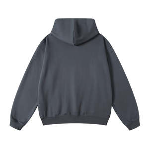 Sweat-shirt à capuche en jersey pour hommes conçu sur mesure Sweat-shirt brodé doublé en strass lavé à l'acide Sweat à capuche tricoté imprimé - Product Image 6