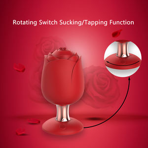 Odeco Adulto Brinquedos Recarregável Mulher Rose Sex Toys Clitoris Rose Vibrador Chupando Rose Vibrador - Product Image 4
