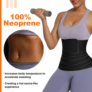 Pour HEXIN Logo personnalisé amincissant taille formateur taille unique pansement Latex Wrap 4 mètres ceinture façonneur pour grandes tailles - Product Image 5